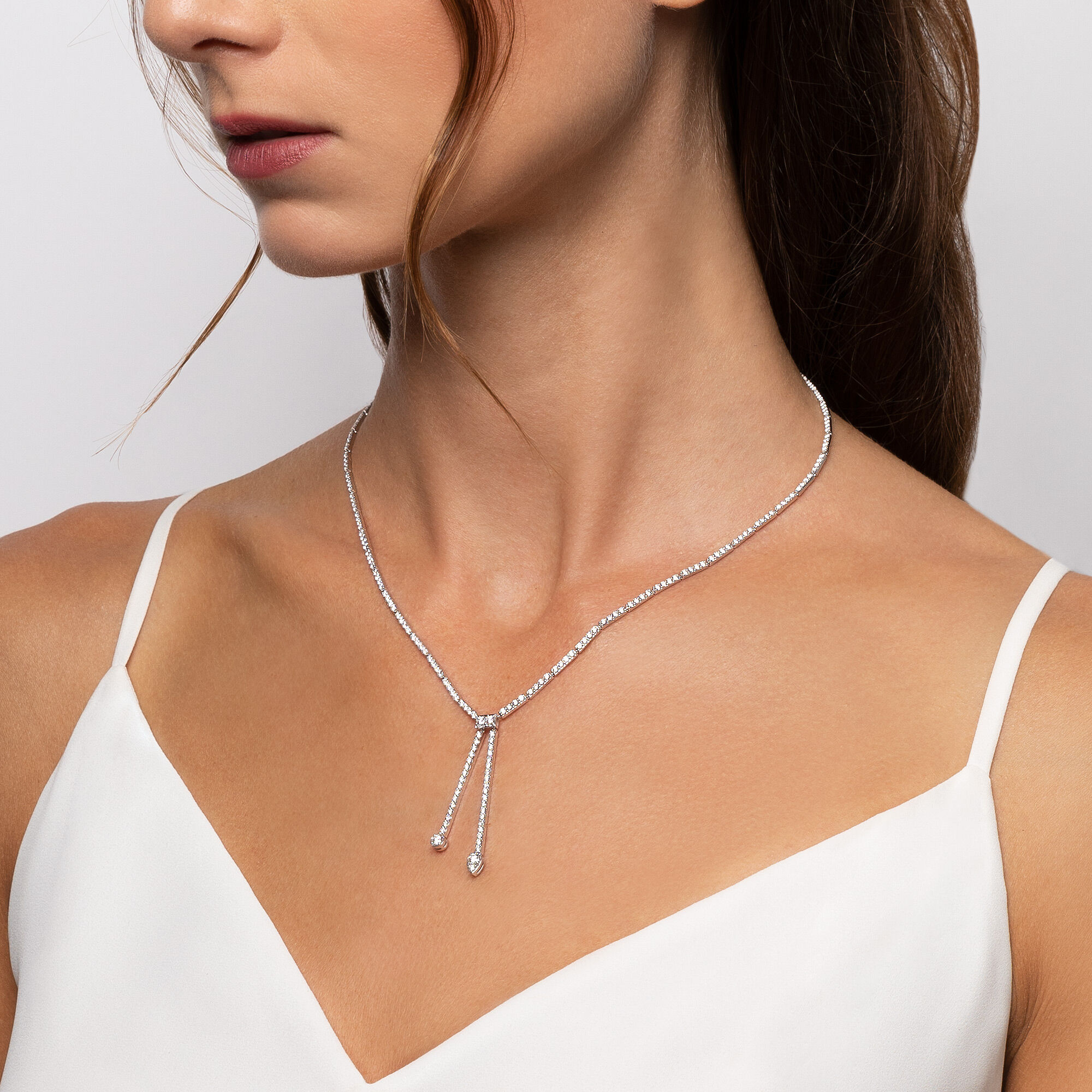 Diamond Lariat Necklace | Birks Splash